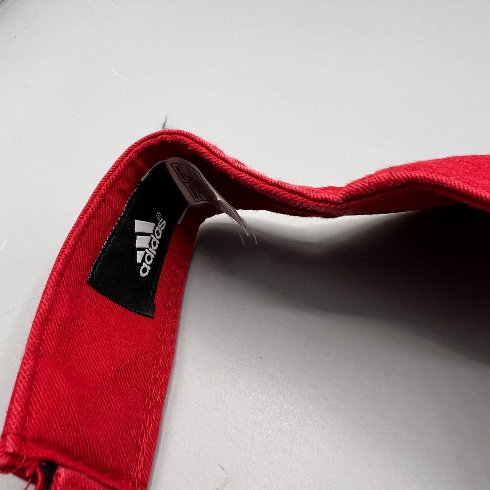 NC State Wolfpack Visor Hat Men Red Adidas NCA Strap‎ Back Cap - Picture 4 of 7